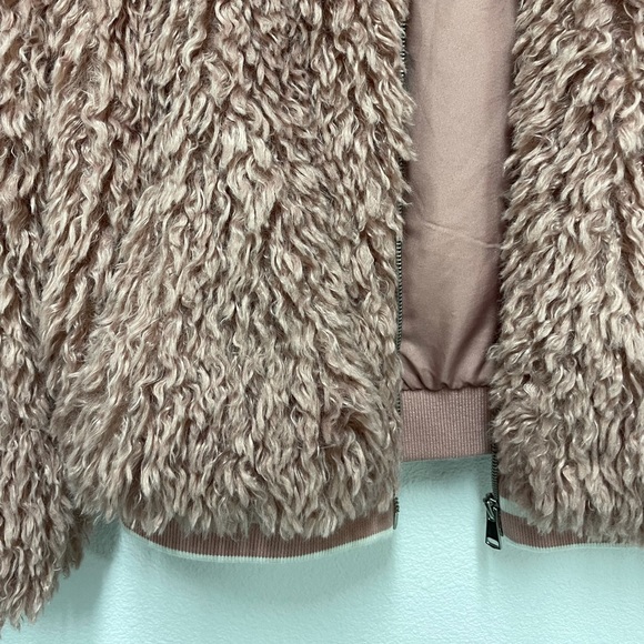 Zara Pink Fluffy Jacket - Picture 4 of 8